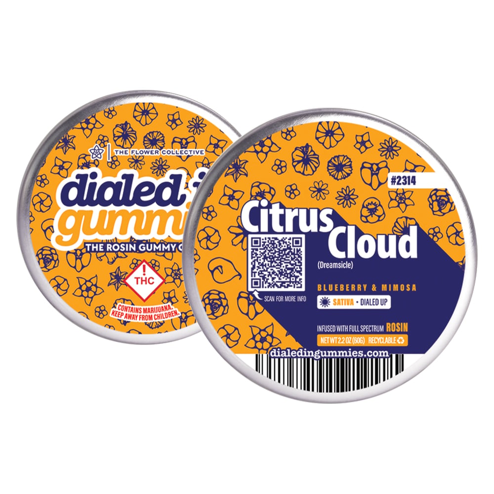100mg - Citrus Cloud #2314 - Rosin Gummies (10pk) 100mg - Citrus Cloud #2314 - Rosin Gummies (10pk)