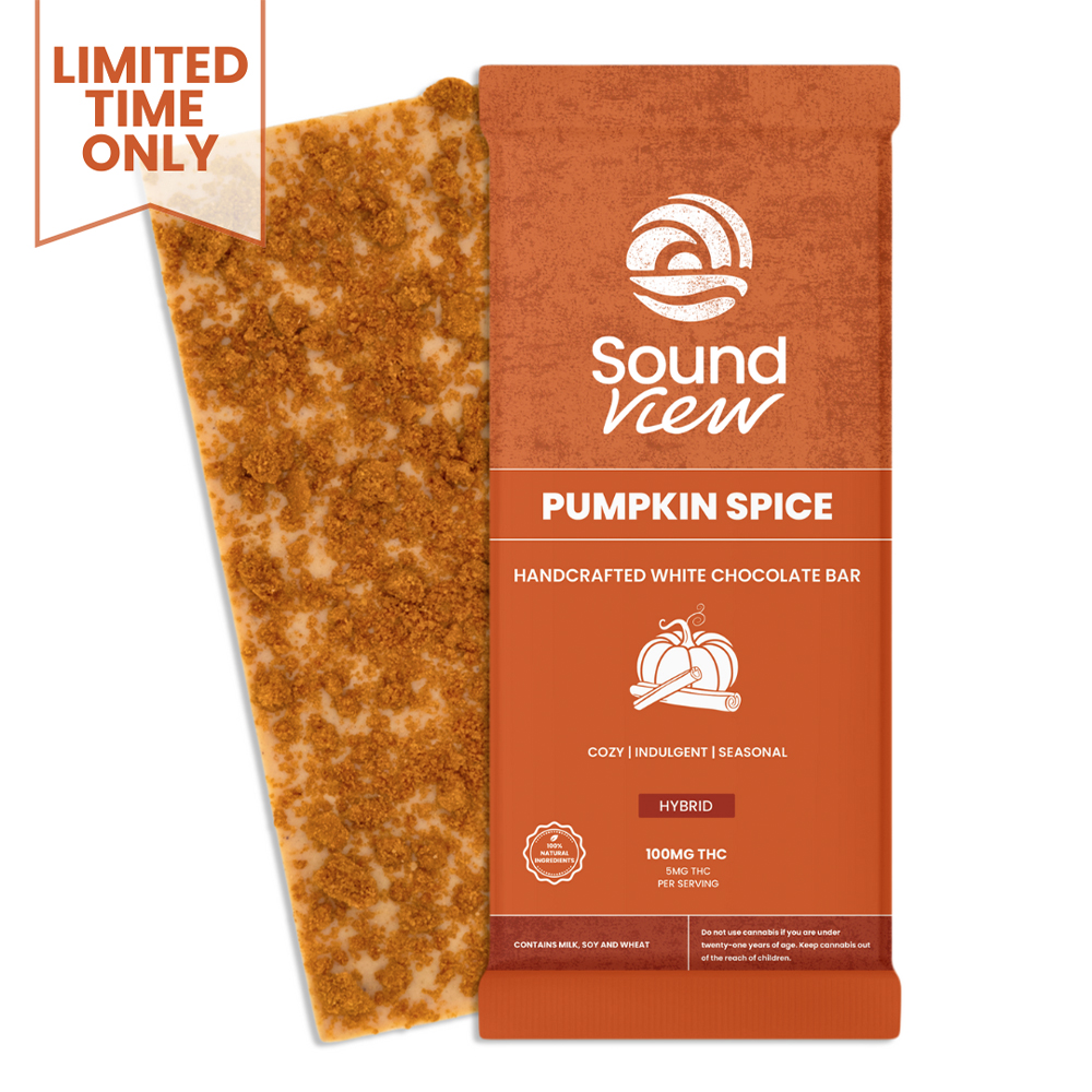 SV Pumpkin Spice Chocolate Bar 90.4mg H 00156 20pk
