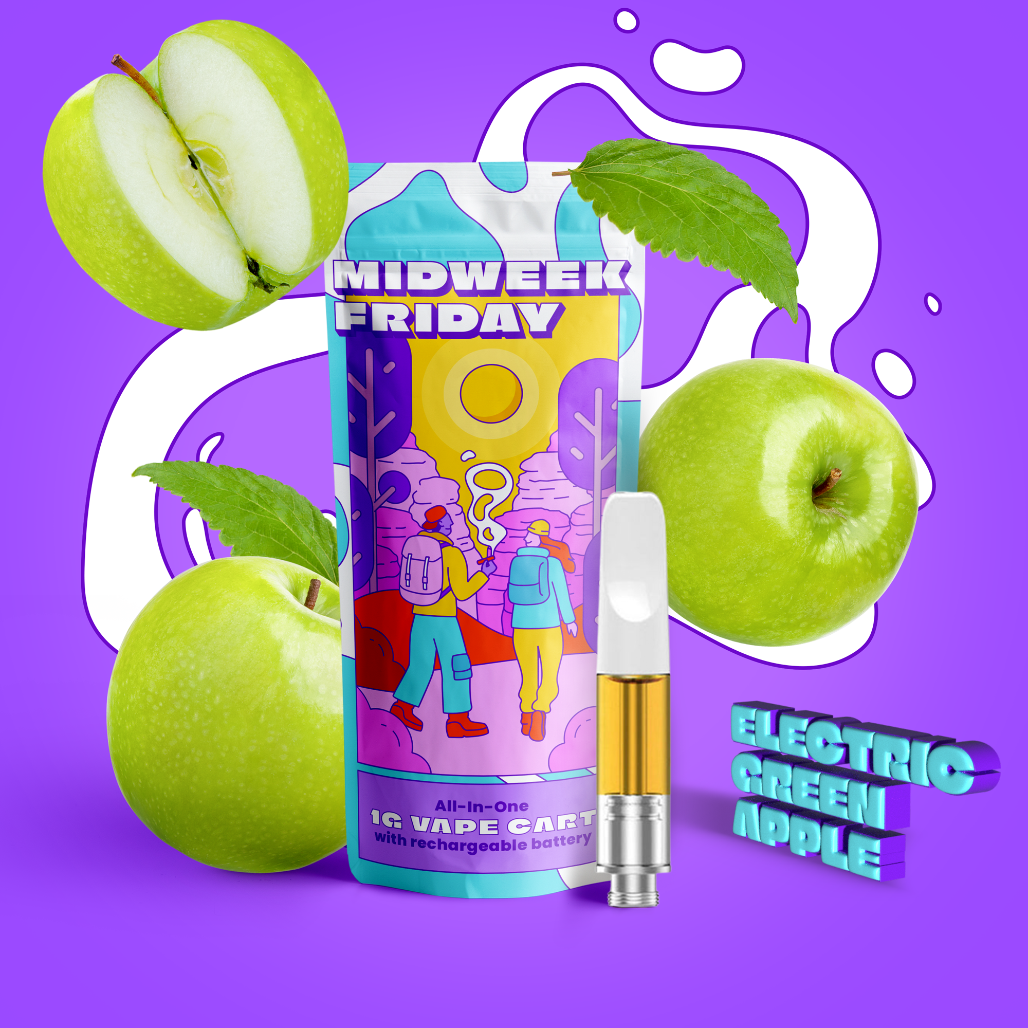 Electric Green Apple