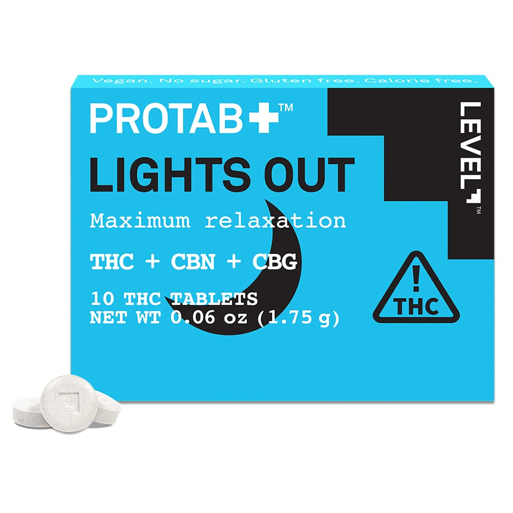 PROTAB+ LIGHTS OUT [10pk] (200mg THC/100mg CBN/30mg CBG)