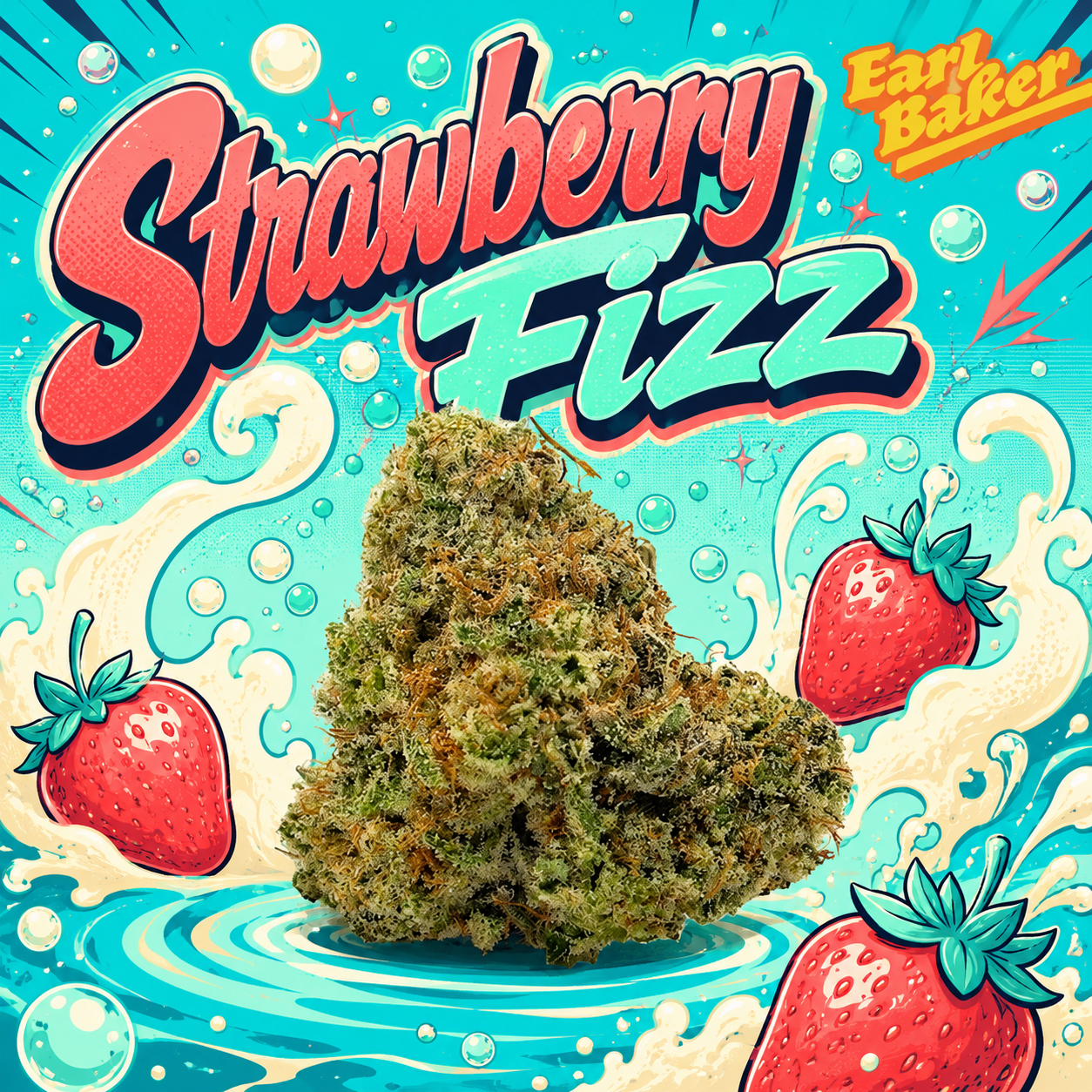 Earl Baker - Strawberry Fizz (H) Flower  C0110000149