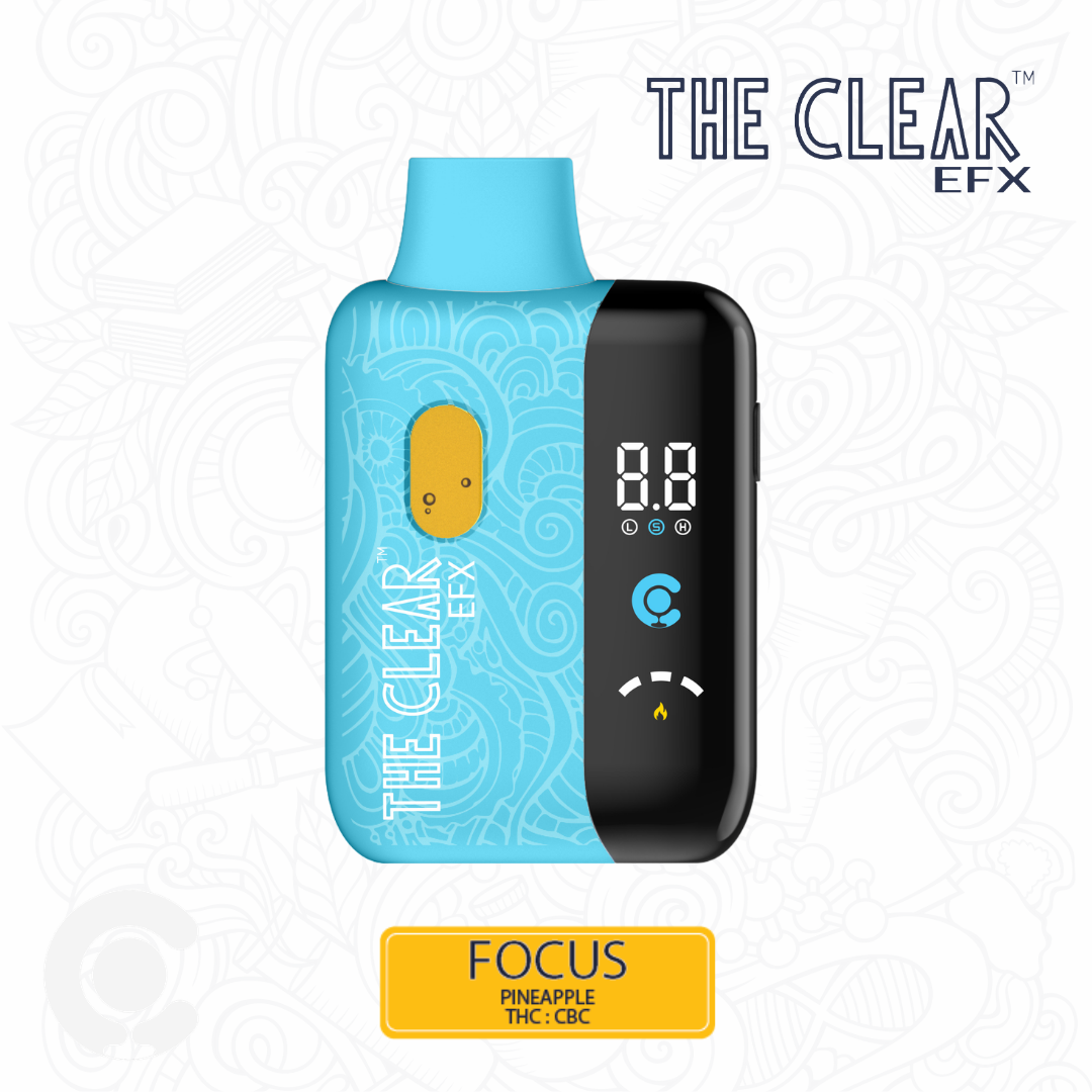 The CLEAR EFX All in One Vape 1g | Focus | Pineapple