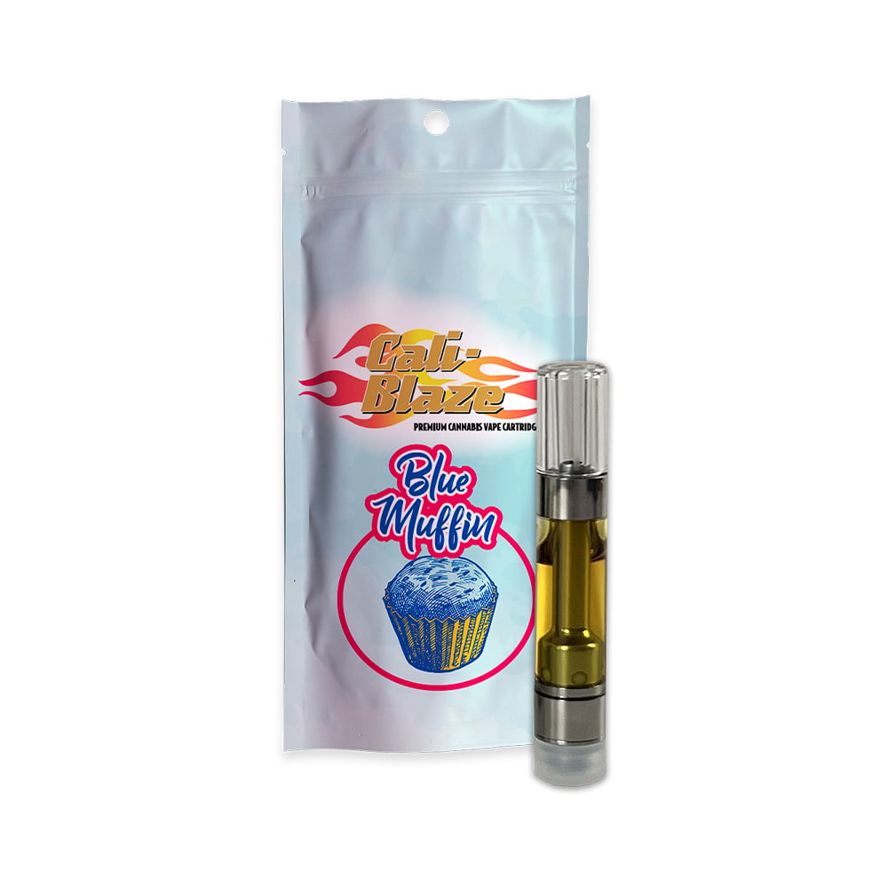 CaliBlaze  Blue Muffin  Live Resin 510 Cartridge  Hybrid