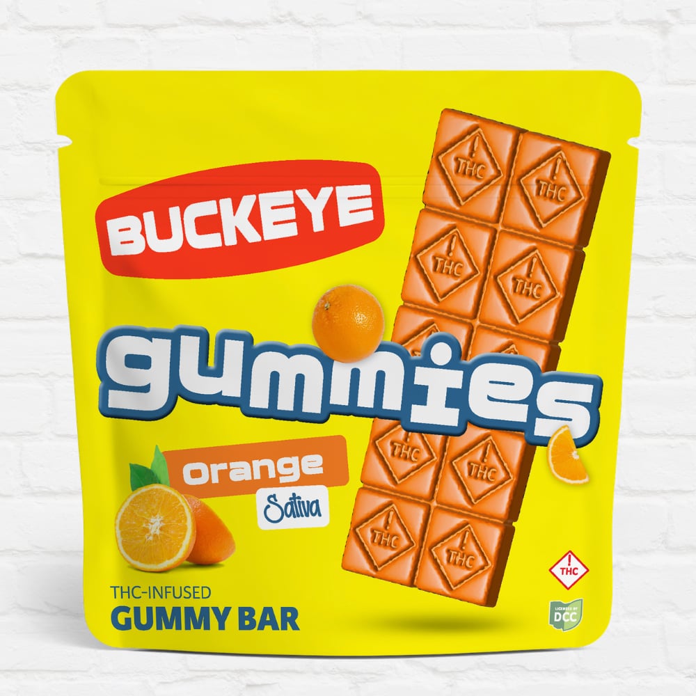 RELIEF - ORANGE GUMMY BAR - [105MG] - 10PK