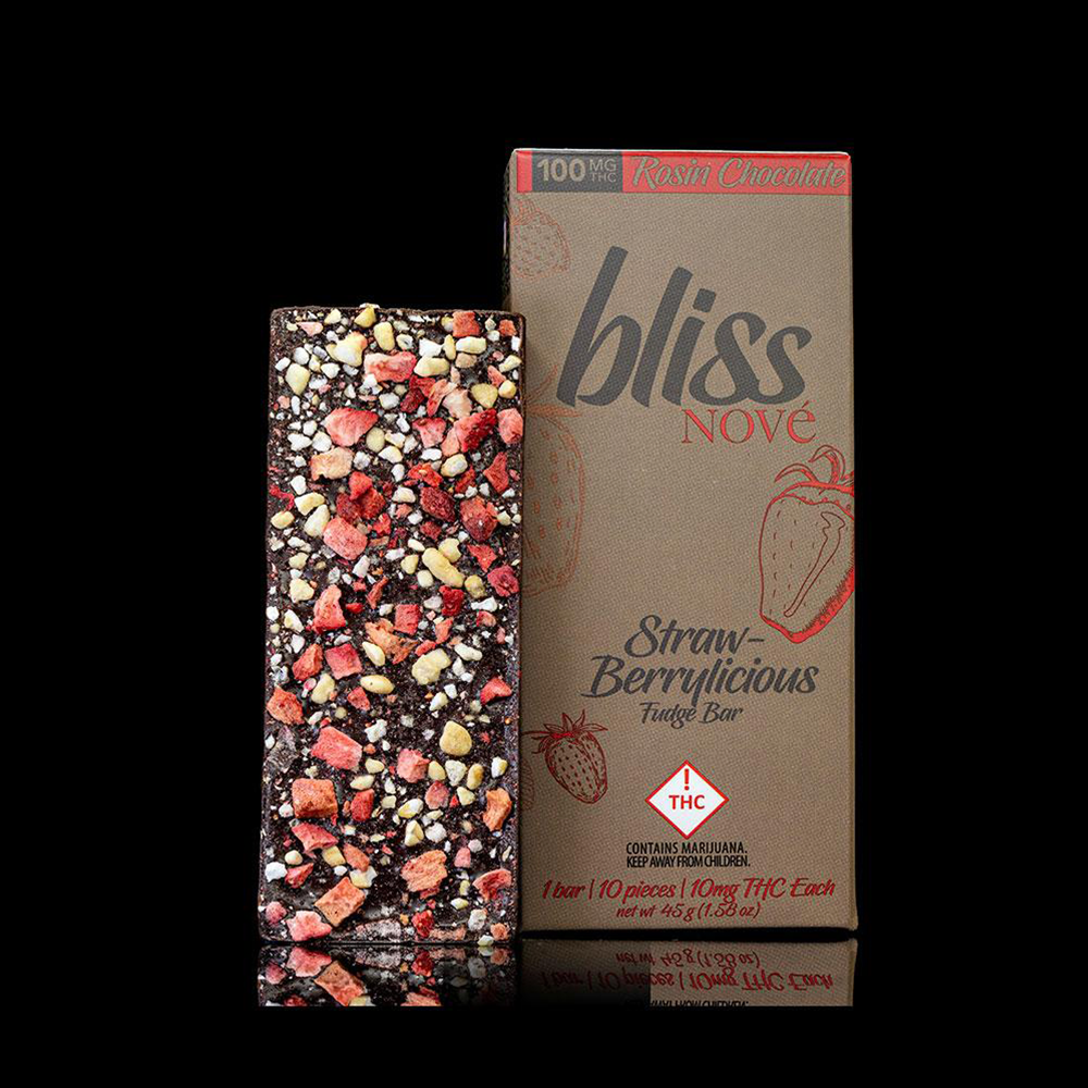 Straw-berrylicious Fudge Bar [10pk] (100mg)