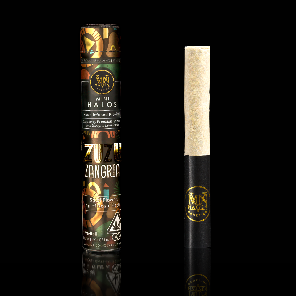 Zuzu Zangria Mini Halos Rosin Infused Pre-Roll Single [.6g]
