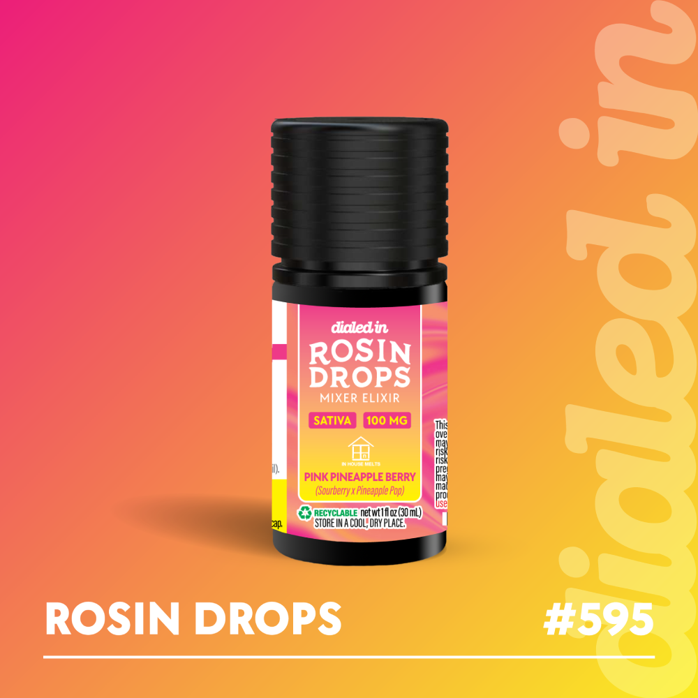 100mg - Pink Pineapple Berry - Rosin Drops