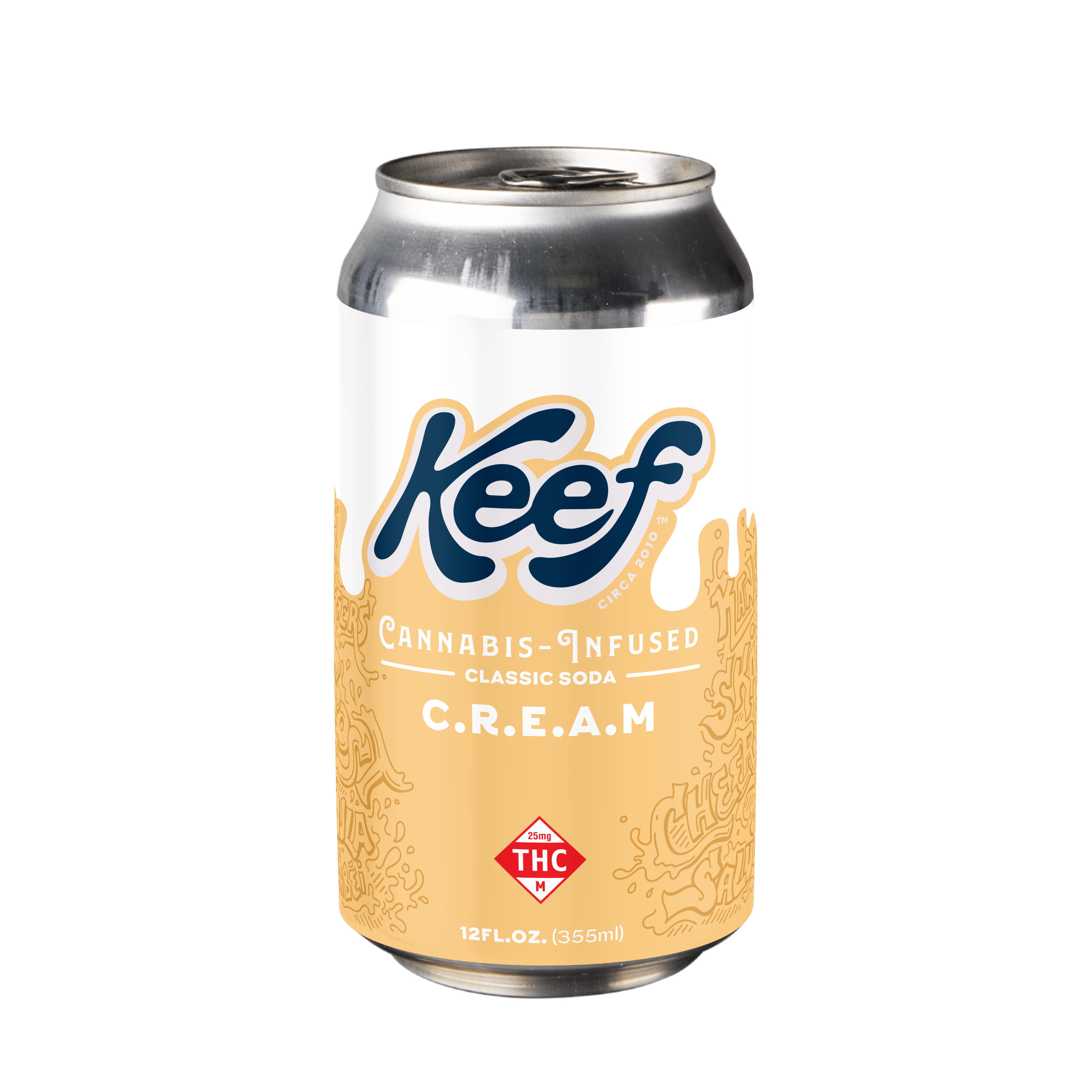 Cream Soda [12oz] (25mg) | Keef | Classic Soda