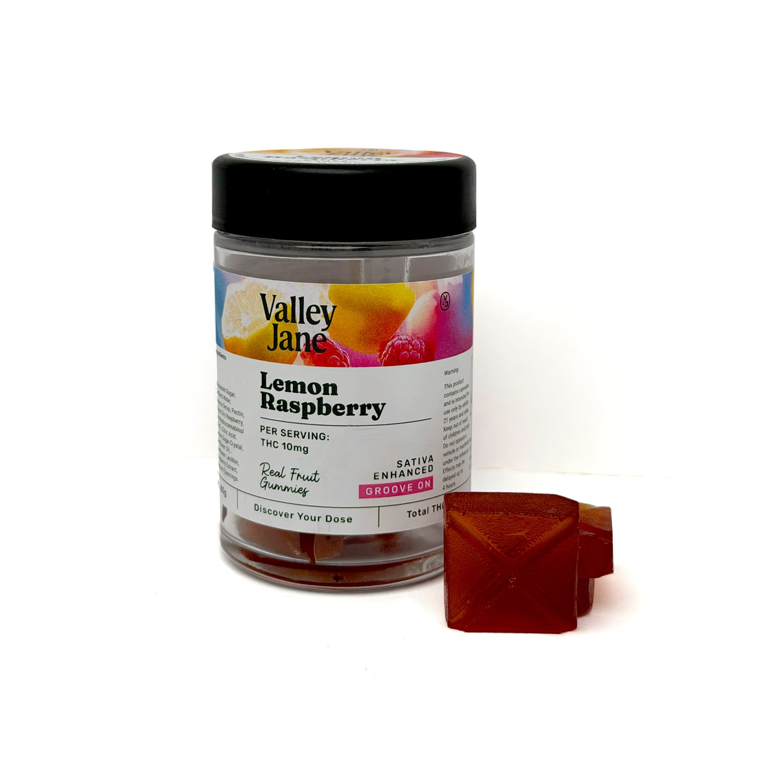 Lemon Raspberry - Groove On [10pk] (100mg THC)