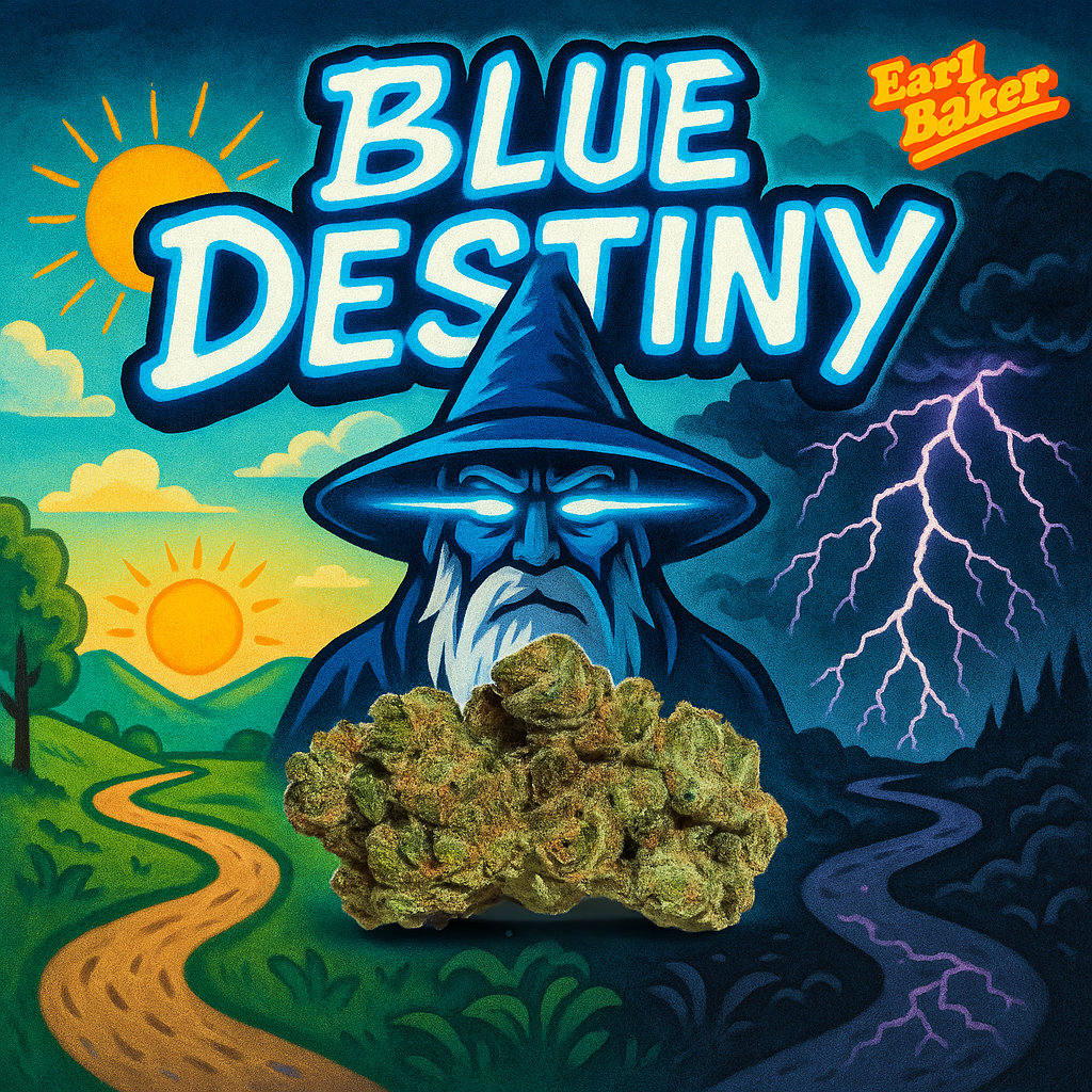 Earl Baker - Blu Destiny (H) Flower C0110000071 Earl Baker - Blu Destiny (H) Flower C0110000071