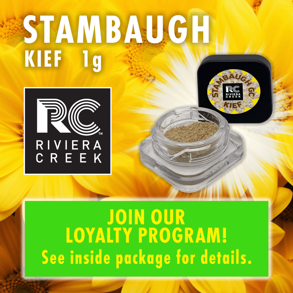 Stambaugh GC Kief (1g) Riviera Creek Kief Jane