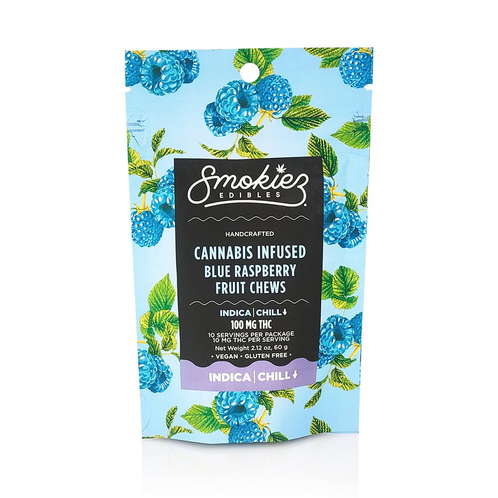 Blue Raspberry - Indica [10pk] (100mg)