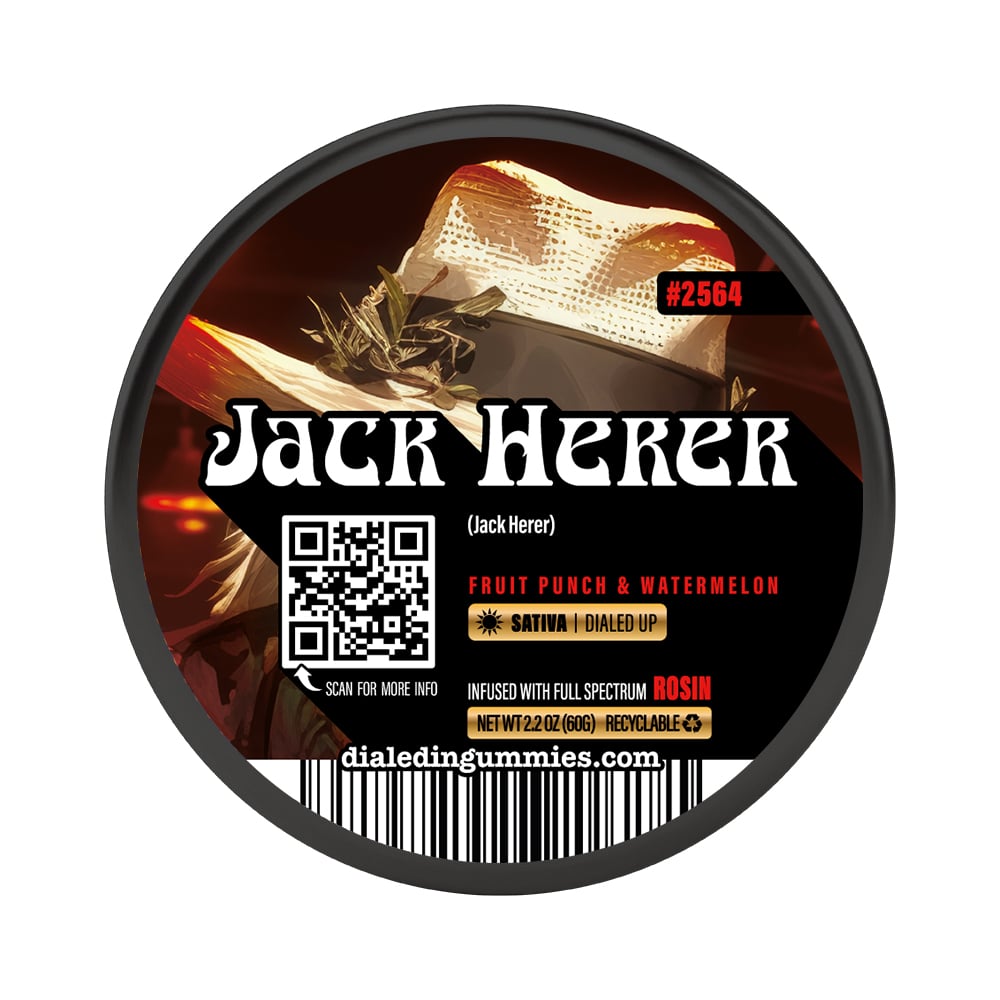 100mg - Jack Herer #2564 - Rosin Gummies (10pk)