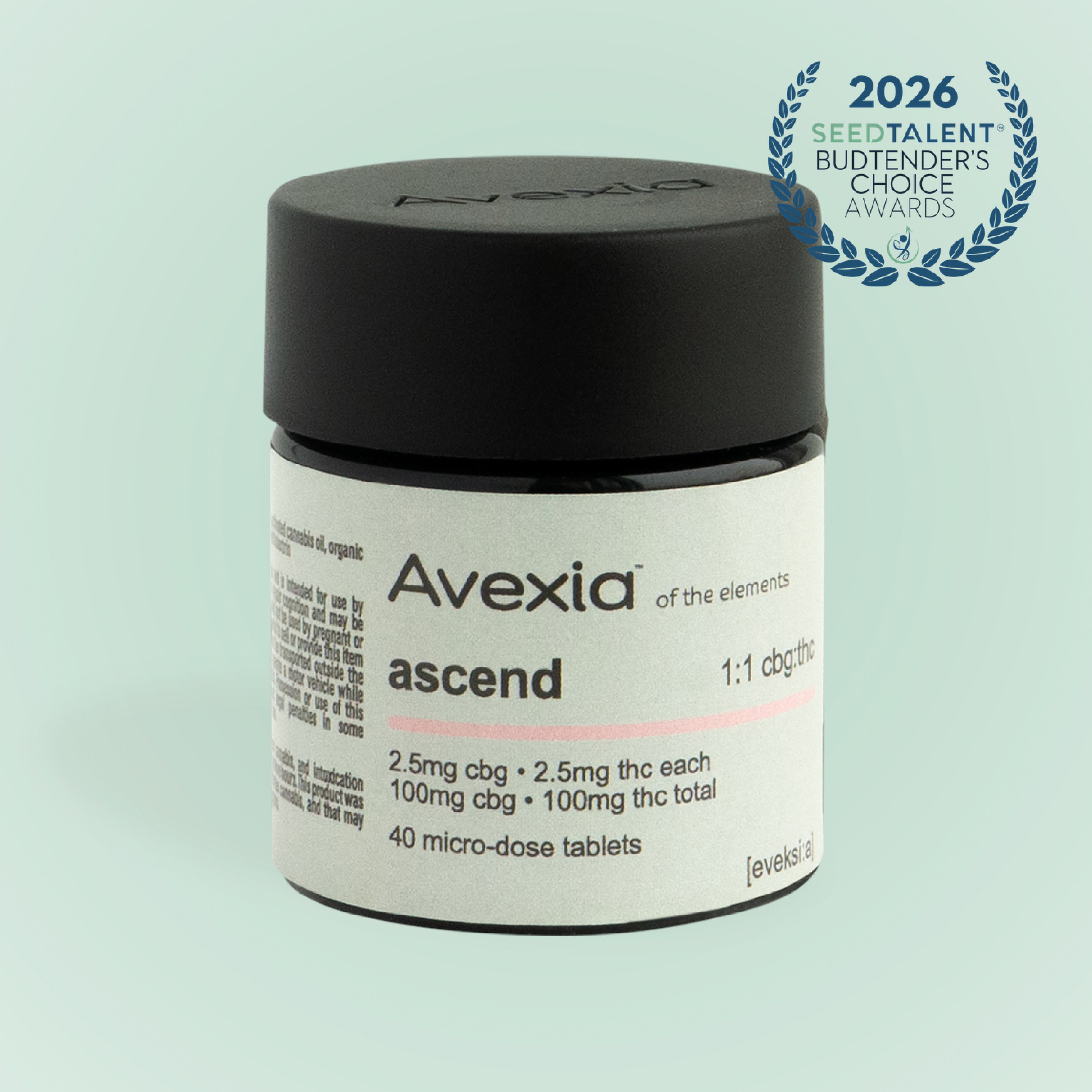 Ascend 1:1 CBG:THC [40pk] (100mg CBG/100mg THC)