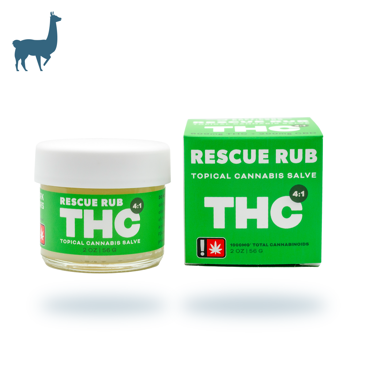 4:1 Rescue Rub THC [2oz]