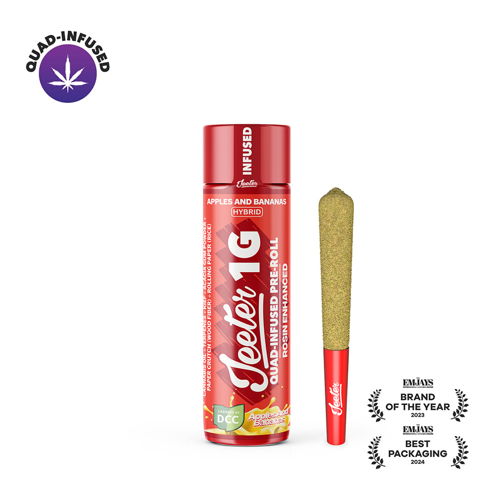 Apples & Bananas - Infused Preroll - - Hybrid