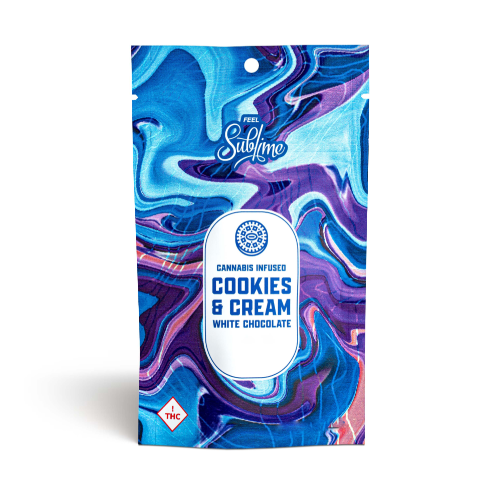 Cookies & Cream Chocolate Bar (1000mg) Cookies & Cream Chocolate Bar (1000mg)