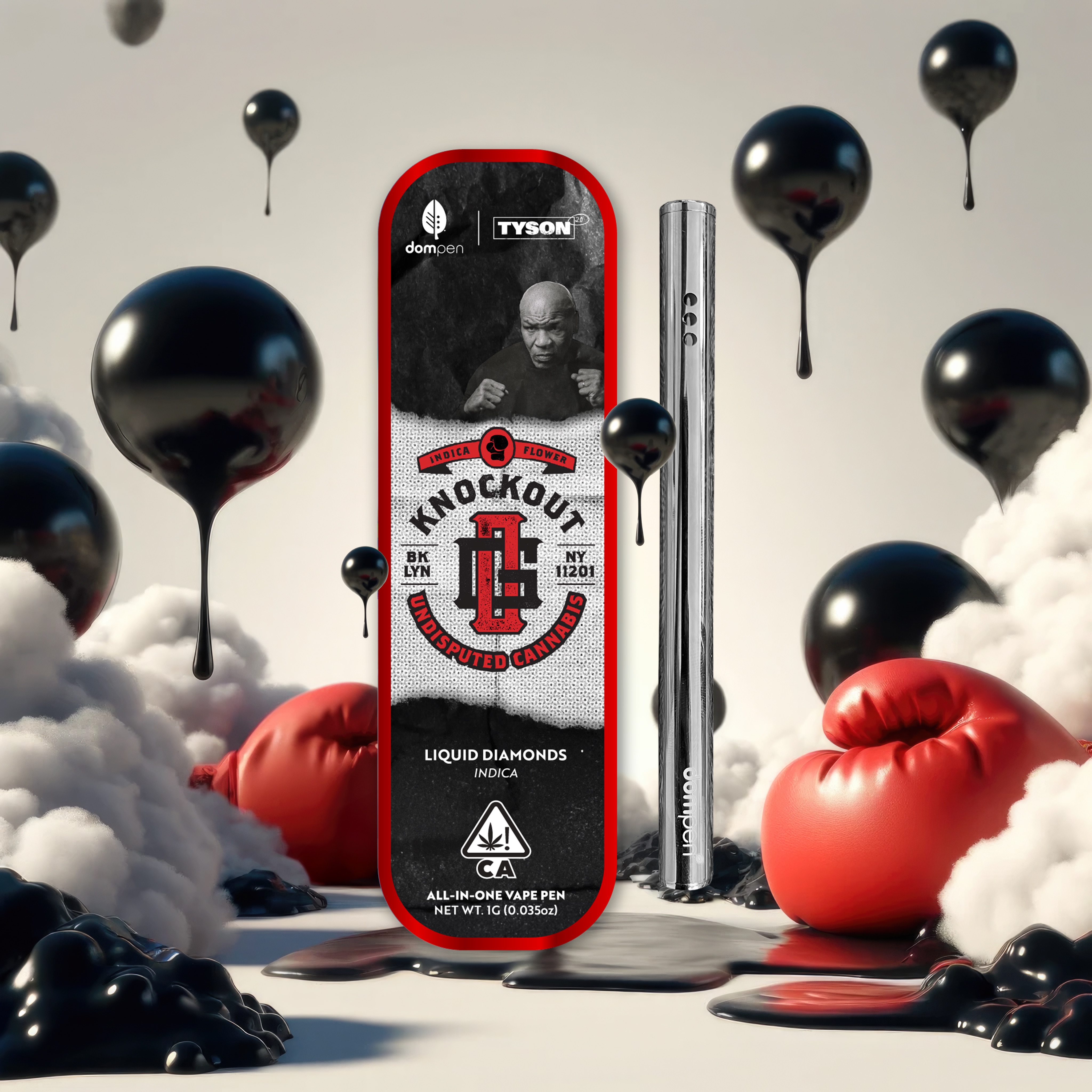 Shop dompen™ X Tyson 2.0: Knockout OG (Indica) - 1G | San Diego