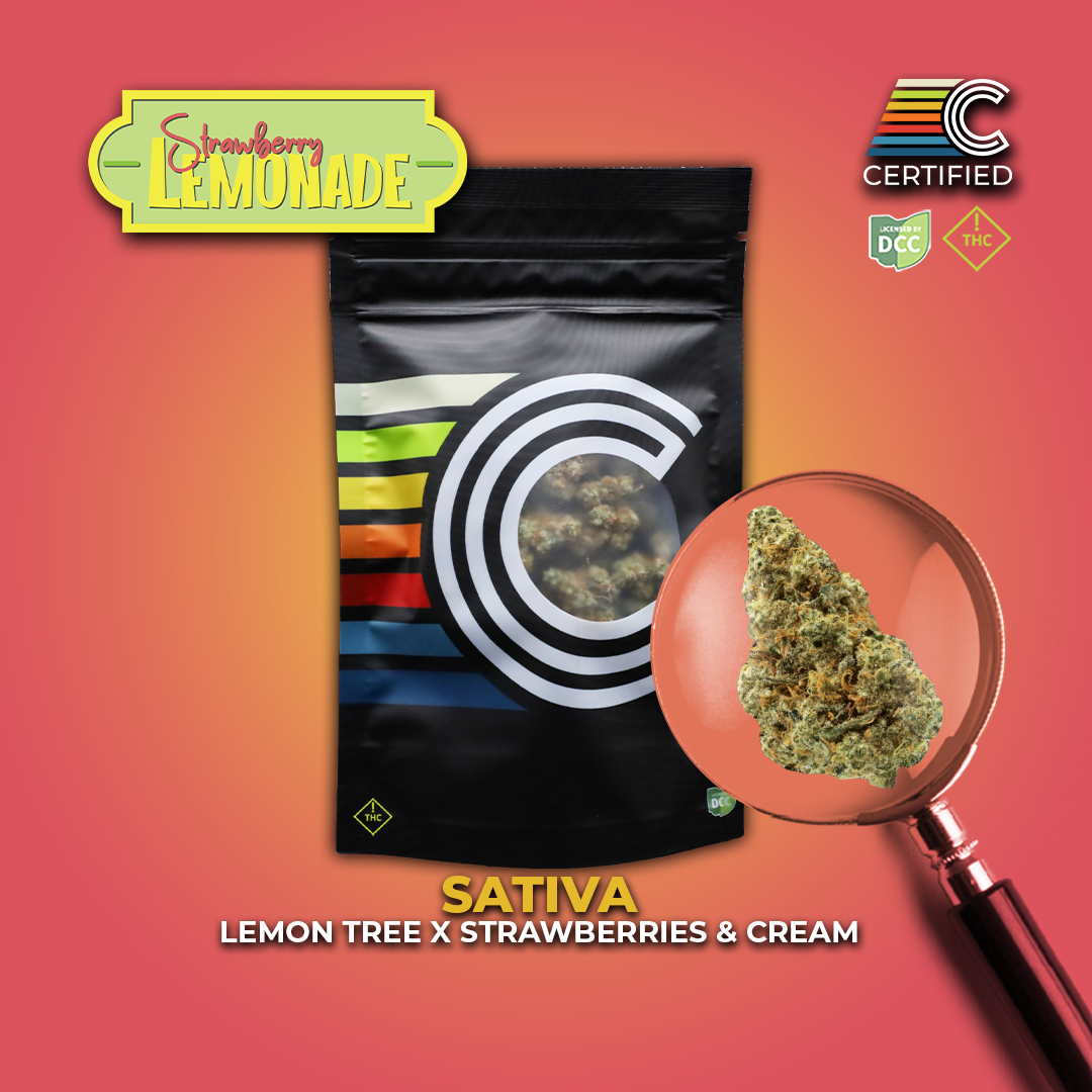 Strawberry Lemonade - 14.15g Whole Buds - Sativa | Certified