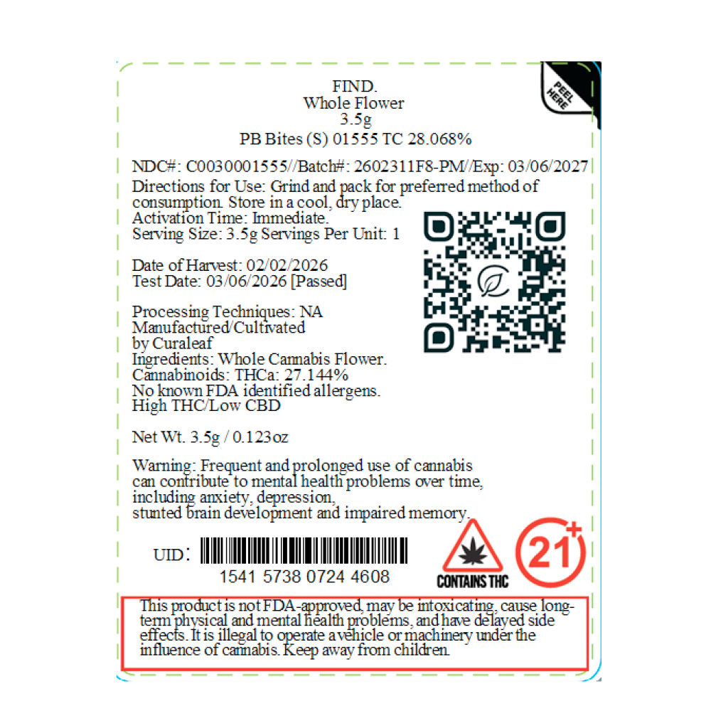 Find - PB Bites (S) Flower  C0030001555