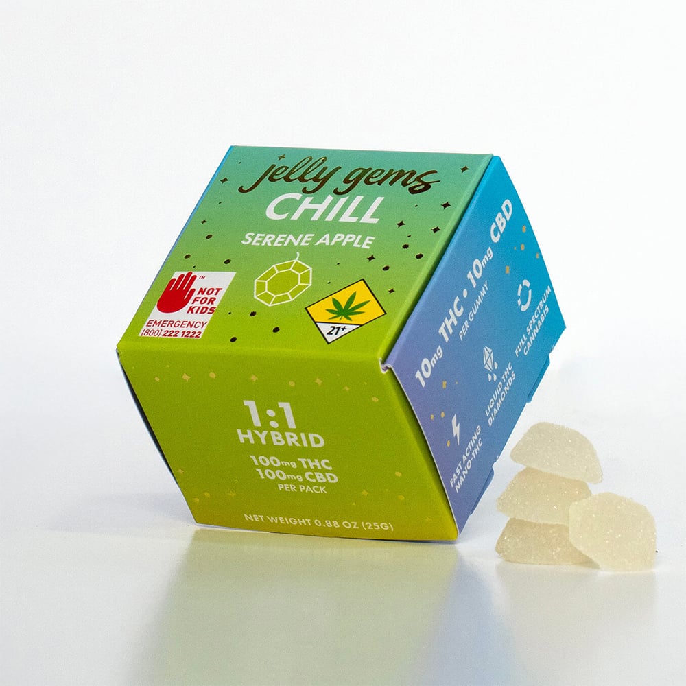 1:1 Serene Apple [10pk] (100mg CBD/100mg THC)
