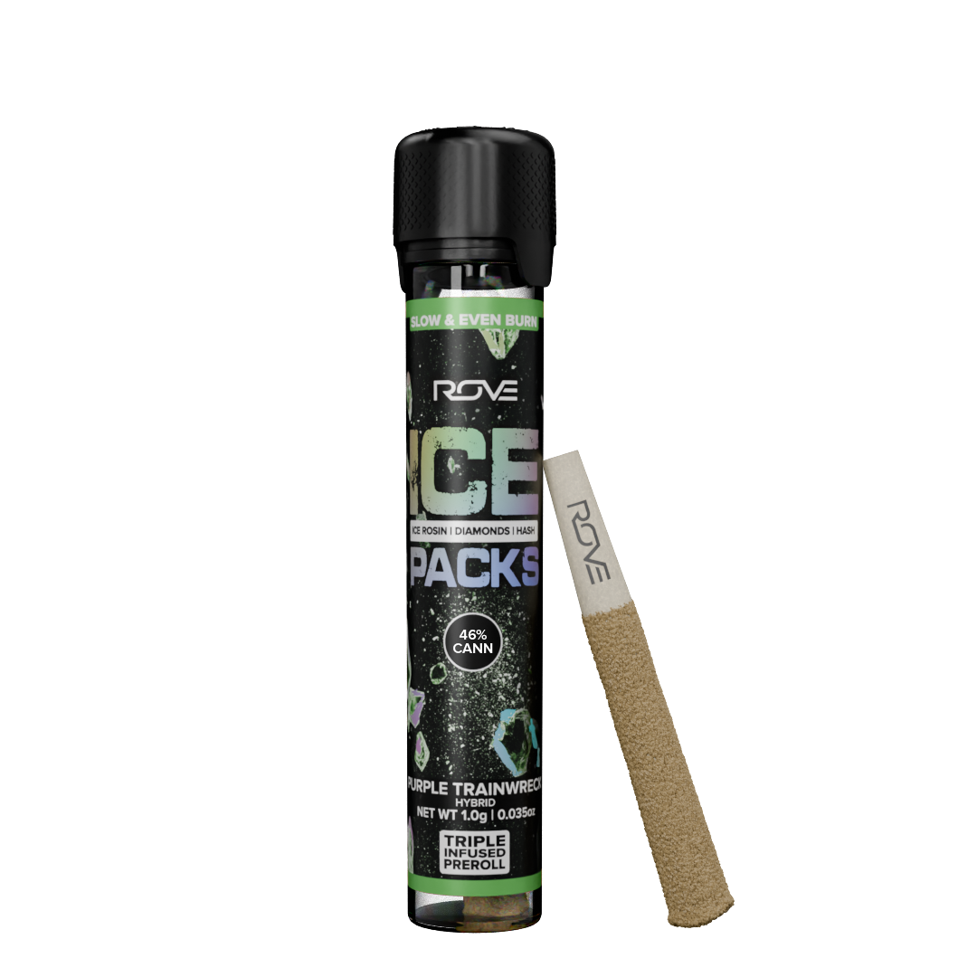 Purple Trainwreck- Infused Ice Packs (Rosin, Hash, and Diamonds) [1g]