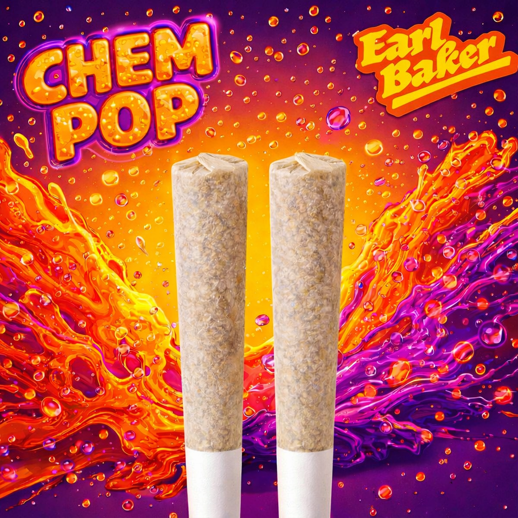 Earl Baker - Chem Pop (H) 0.5g Pre-Rolls 2pk (1g) C0151000021