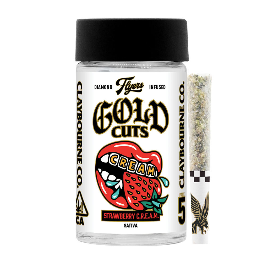 Strawberry C.R.E.A.M (2.5g) - Diamond Infused Flyers Pre-Rolls Strawberry C.R.E.A.M (2.5g) - Diamond Infused Flyers Pre-Rolls