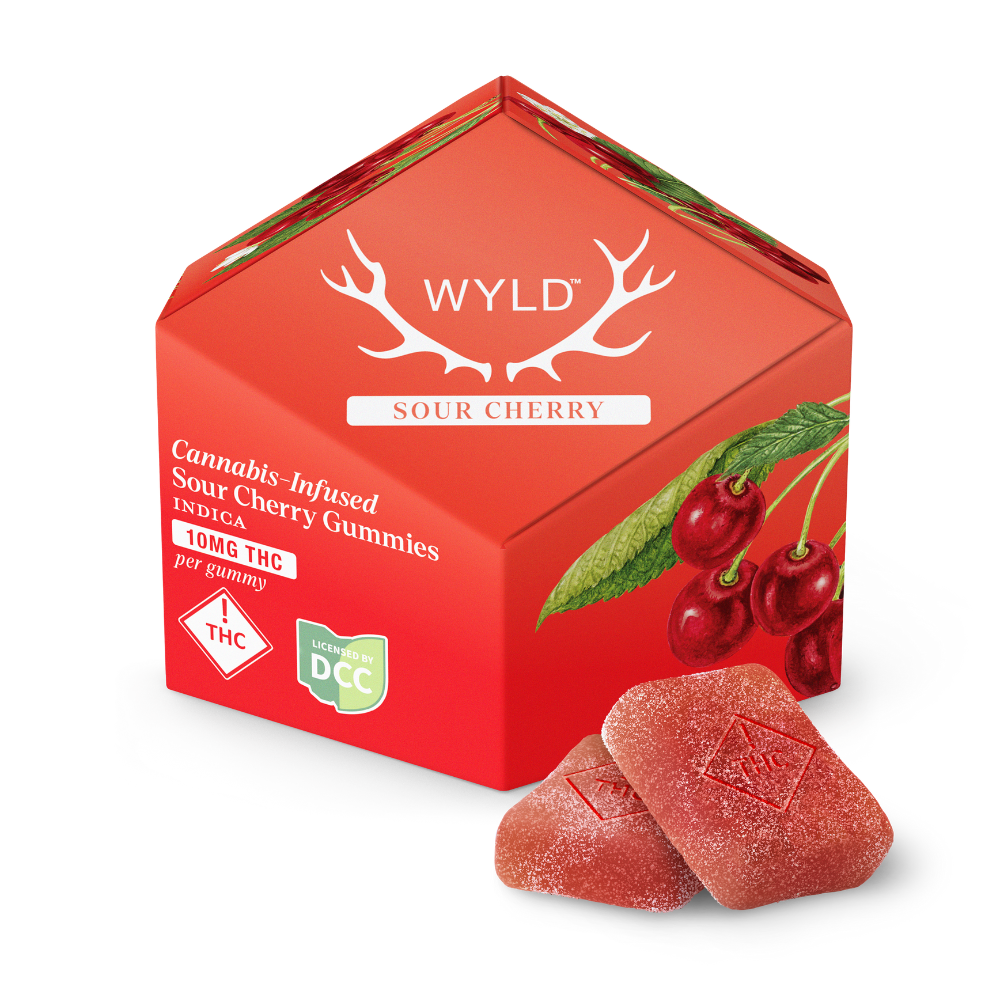 Wyld - Sour Cherry - Gummies - 100mg - 10pk