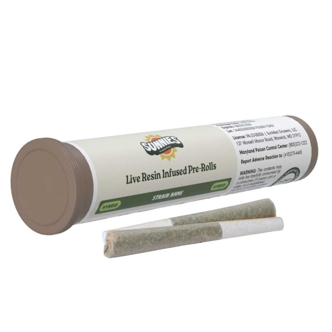 Gush Mints x Peach Gum Infused Pre-Roll 0.65g 2-Pack