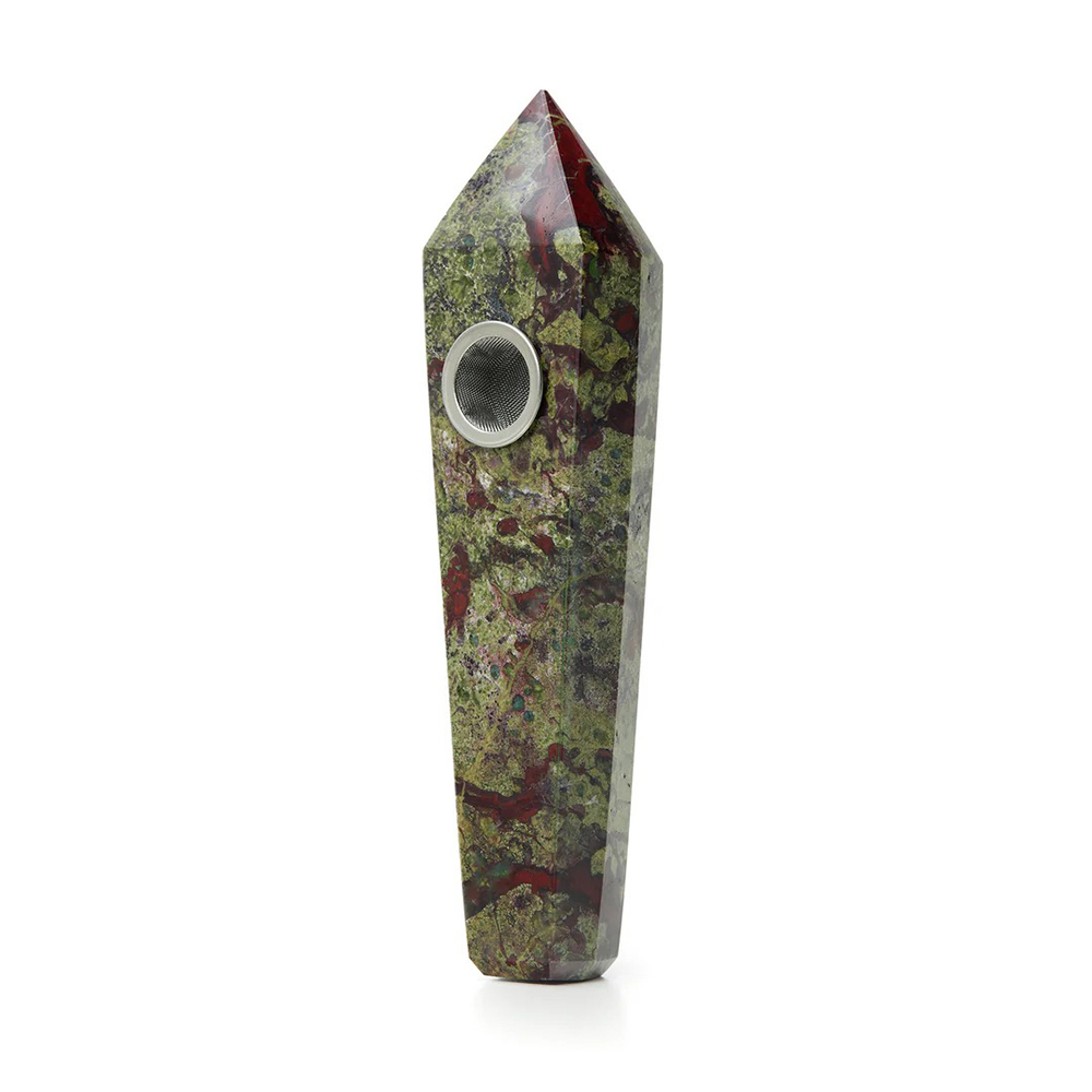 Gemstone Pipe - Dragon's Blood Gemstone Pipe - Dragon's Blood