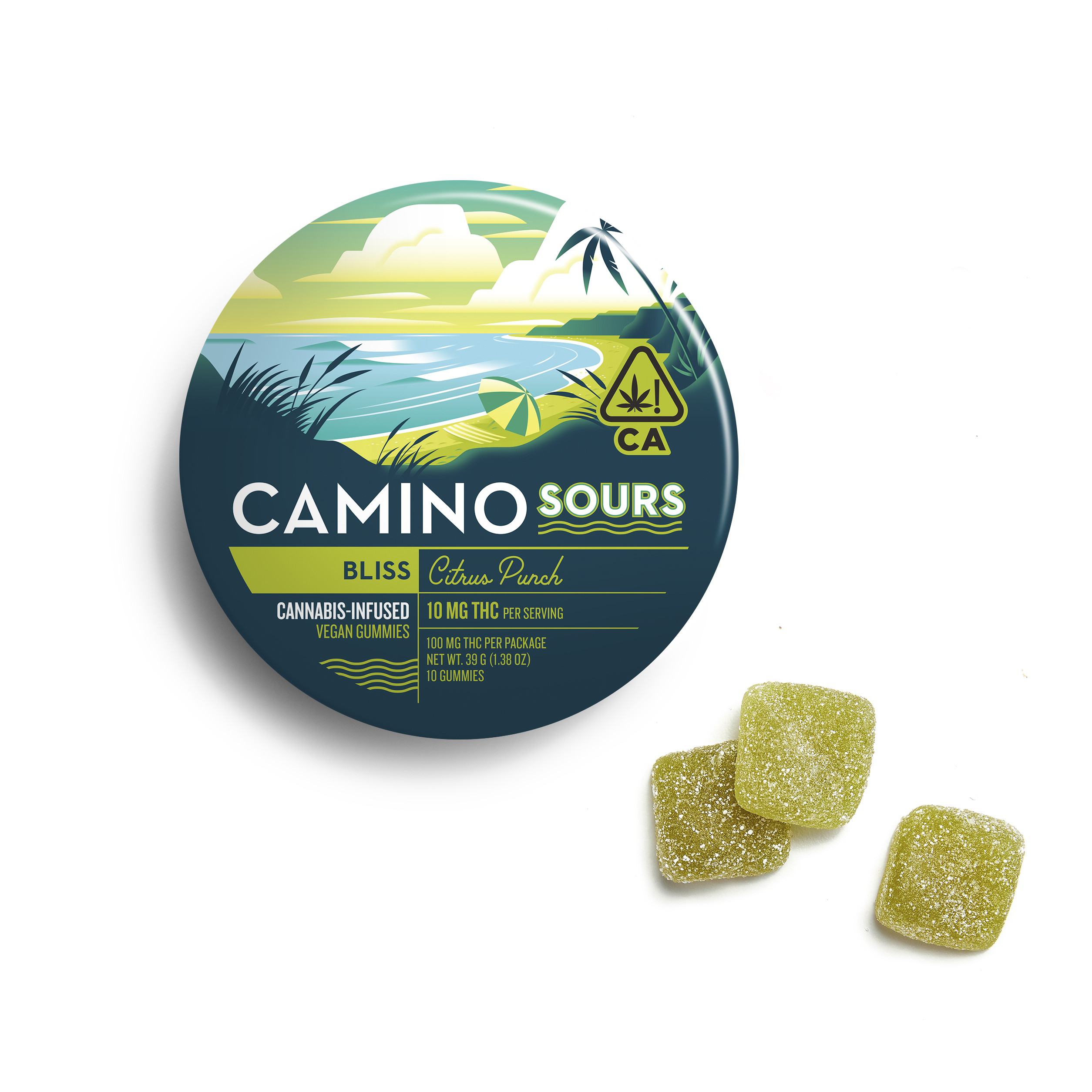 'Bliss' Citrus Punch [10pk] (100mg THC)
