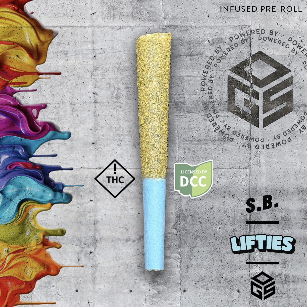 Rosin Kief Infused Preroll Hybrid