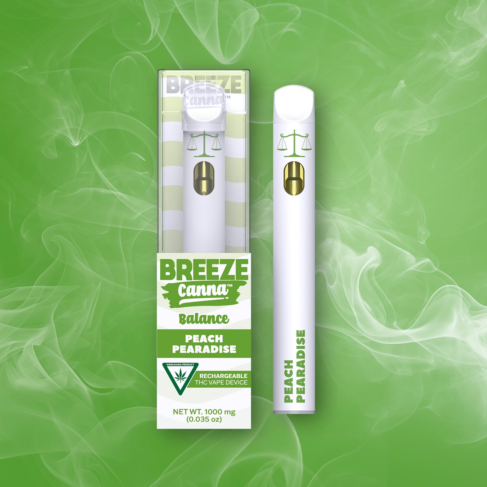 elf bar vape uk BREEZE Canna: BREEZE Canna - Rainbow Sherbet - Classic 1g PLUS Vape Device