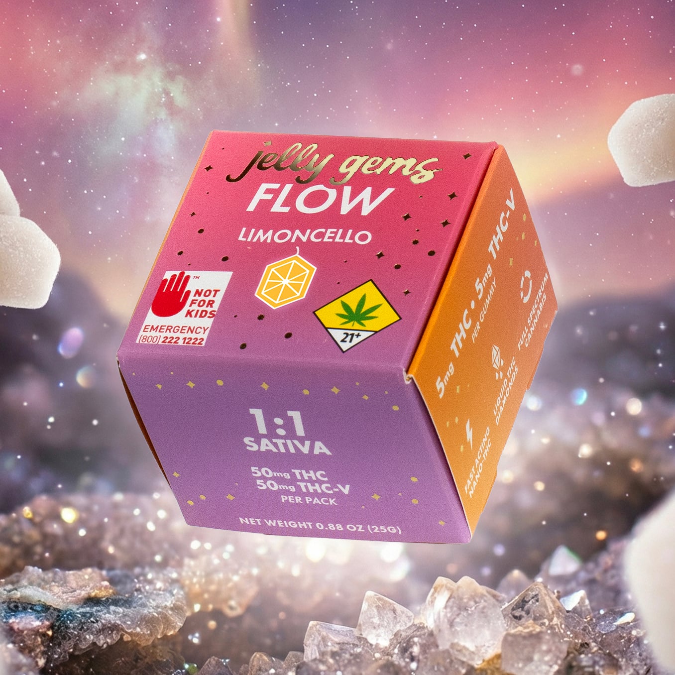 1:1 Limoncello [10pk] (50mg THC/50mg THC-V)