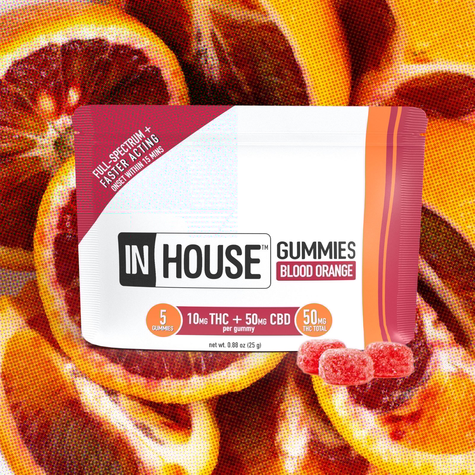 Blood Orange 10pk (400mg THC/400mg CBD)