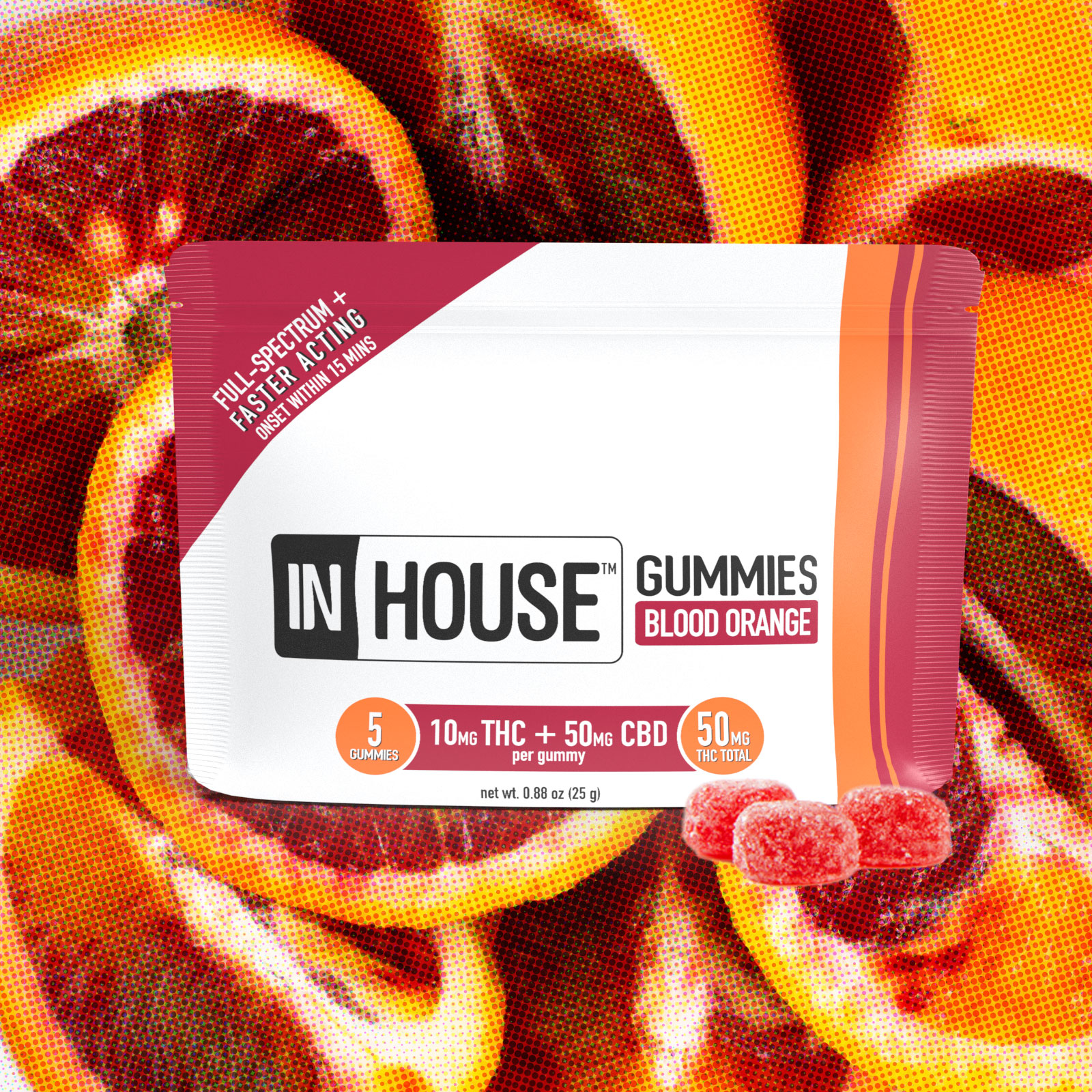 Blood Orange 10pk (400mg THC/400mg CBD)