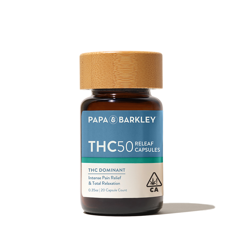 THC50 Releaf Capsules, 20ct