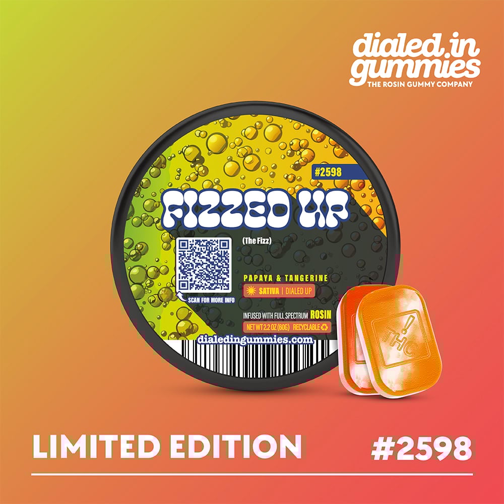 100mg - Fizzed Up #2598 - Rosin Gummies (10pk)