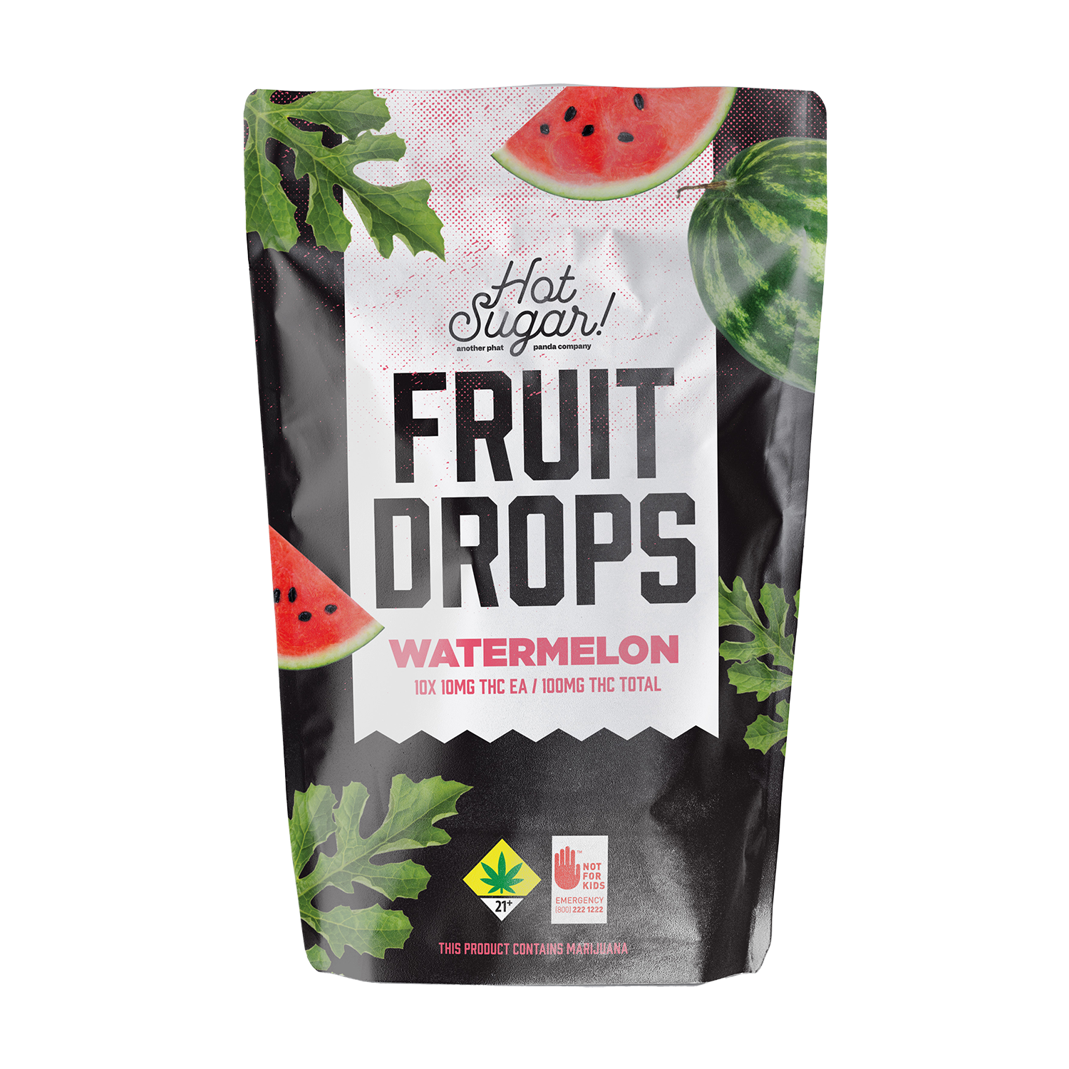 1:1 Watermelon [10pk] (100mg CBD/100mg THC)