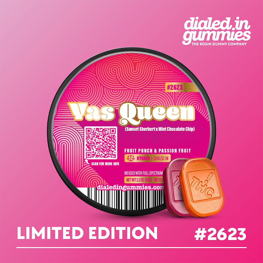 100mg - Yas Queen #2623 - Rosin Gummies (10pk)