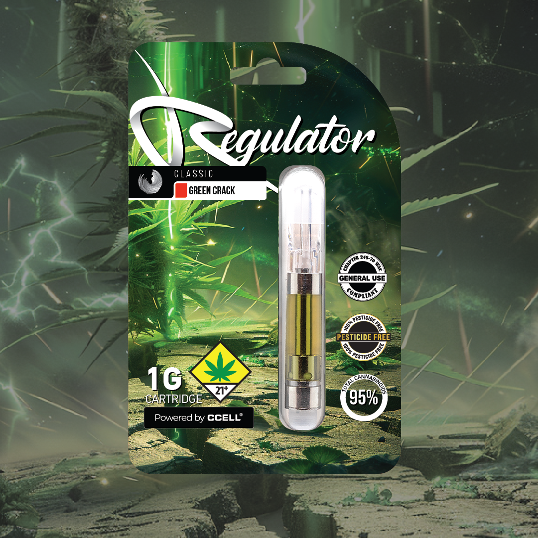 CRDHリキッド 1ml Green Crack Kartridż HHC-P Vape - Green Crack 96% ✨