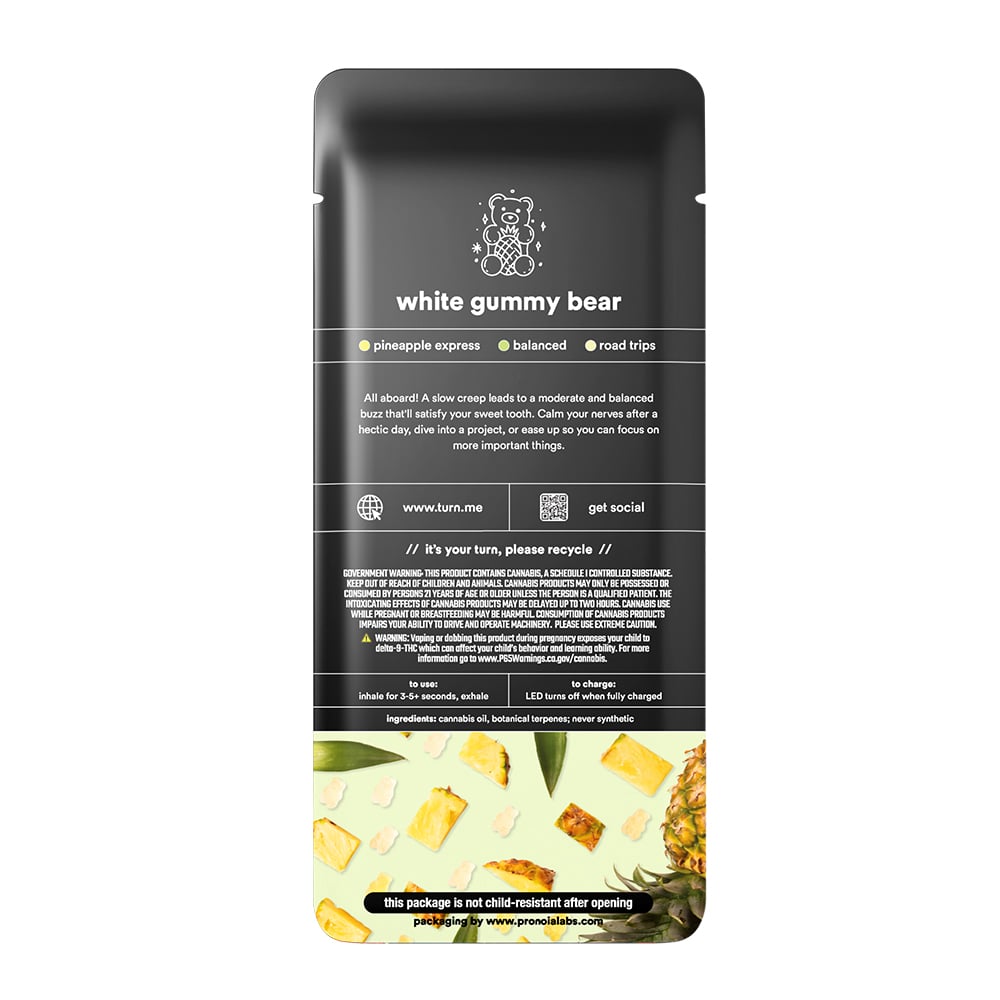 Shop white gummy bear [1g] | Surf City Original Dispensary Soquel, CA