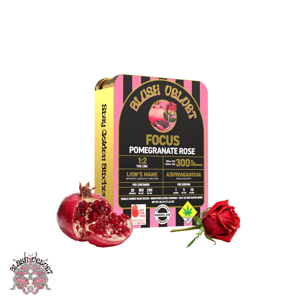 Pomegranate Rose [20pk] (100mg THC/200mg CBC)