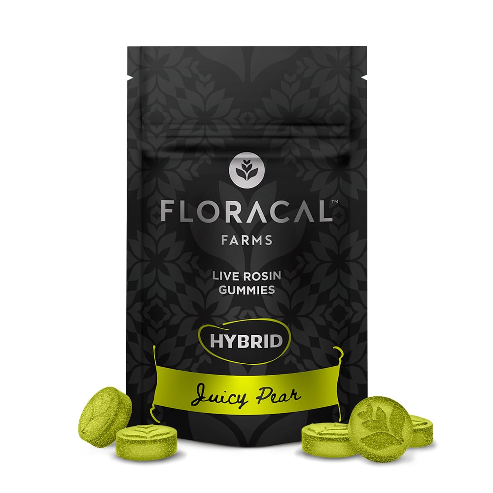 Live Rosin Gummies - Juicy Pear [10pk] (100mg)