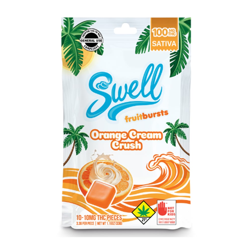 Orange Cream Crush - Sativa [10pk] (100mg)