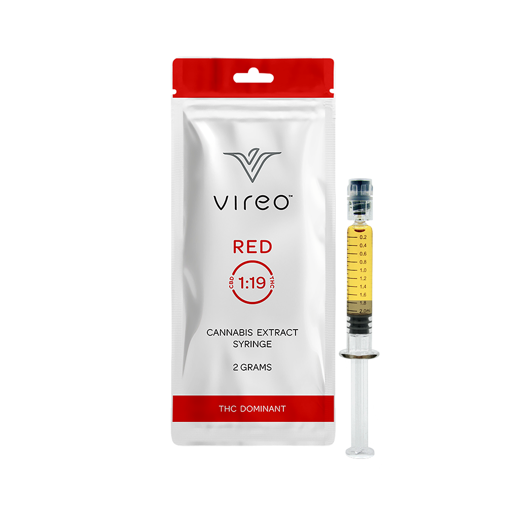 Red Distillate Vaporization Syringe [2g]