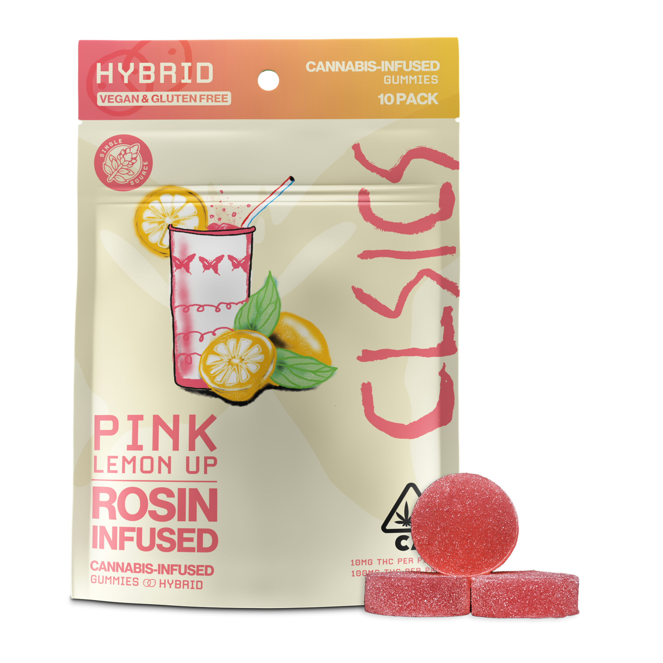 Pink Lemon Up [10pk] (100mg)