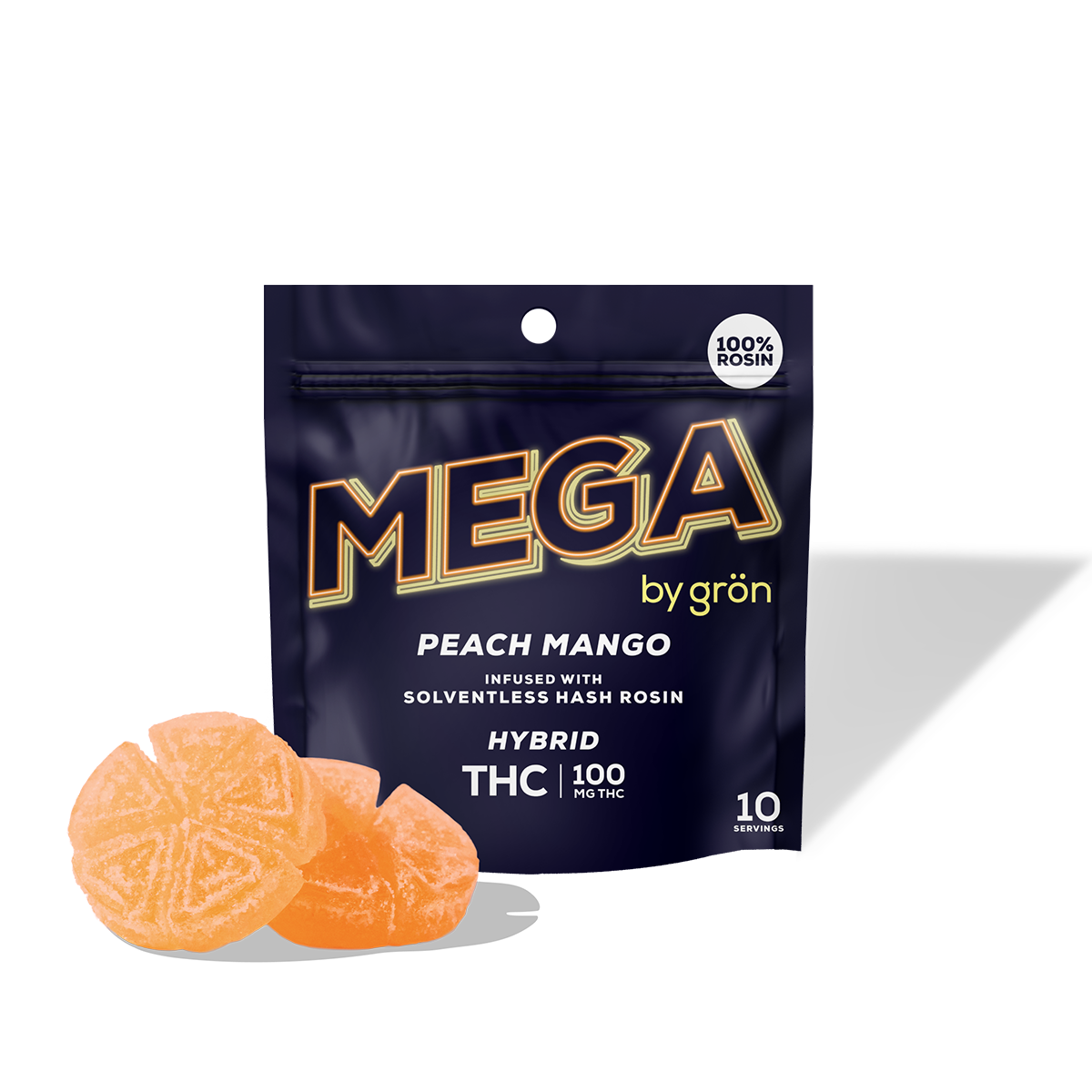 THC Peach Mango Mega Pearl (100mg)