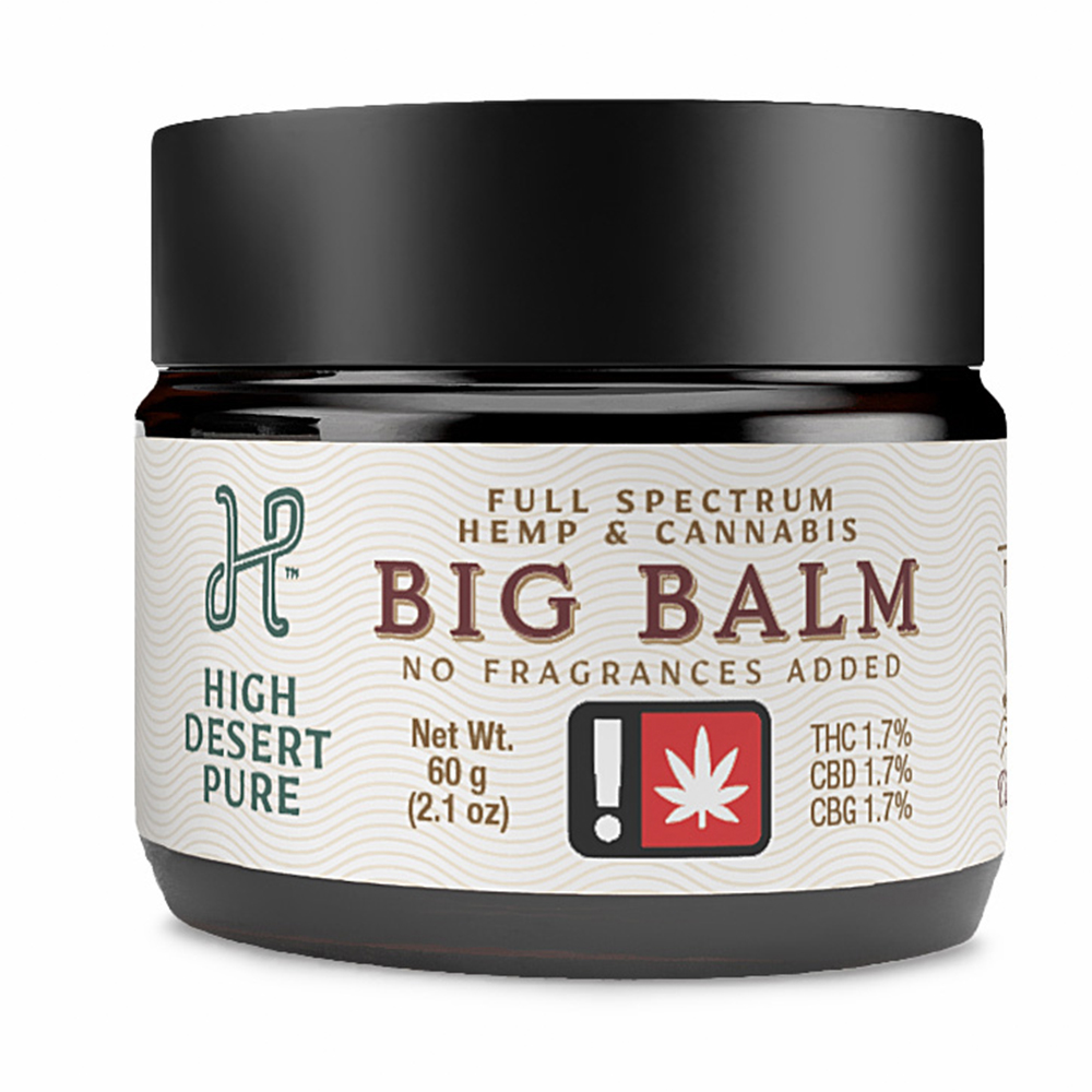 1:1:1 Big Balm [2.1 oz] (1000mg CBD/1000mg THC/1000mg CBG)